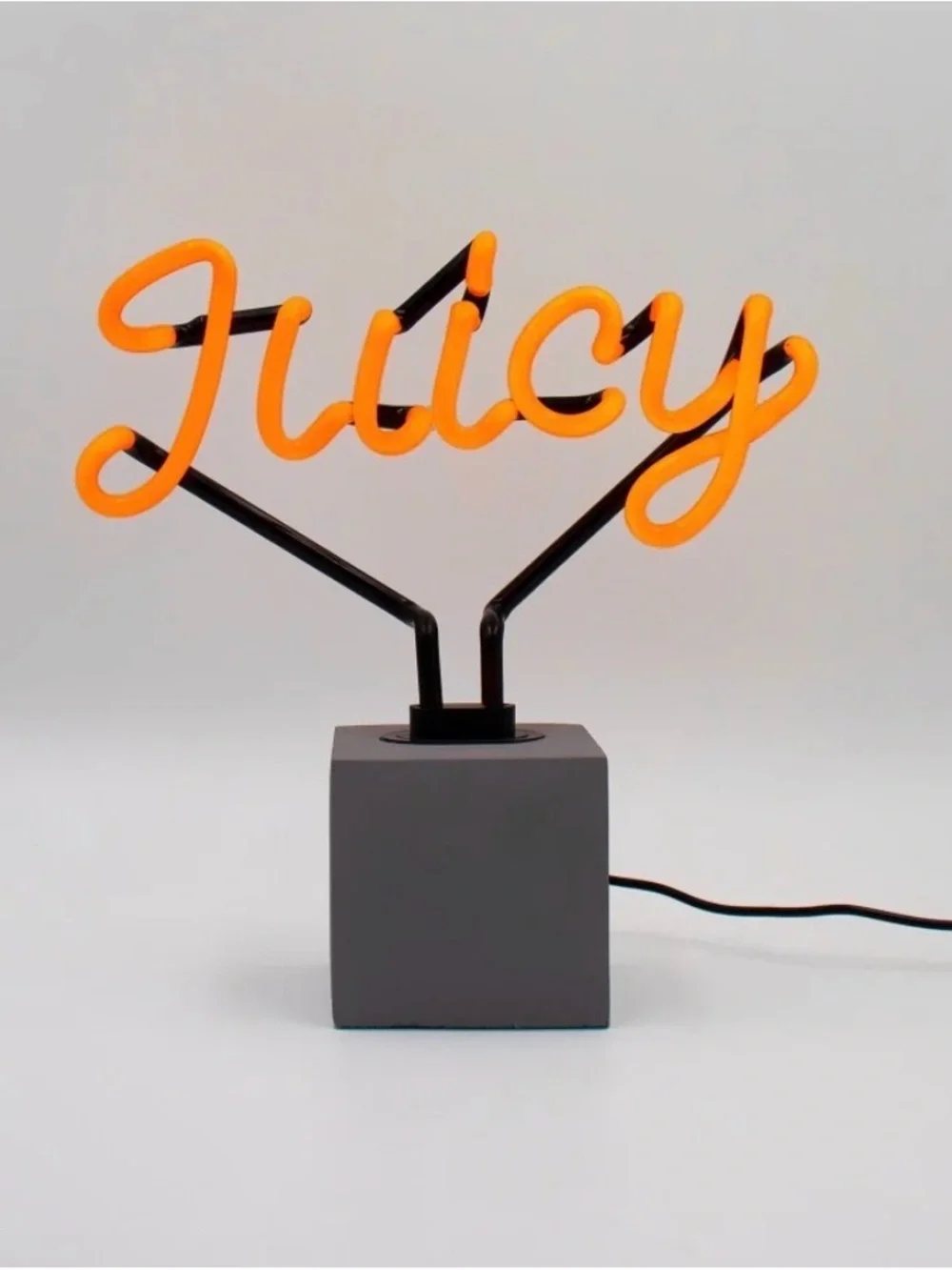 Locomocean JUICY Real Glass Neon Tabletop Sign